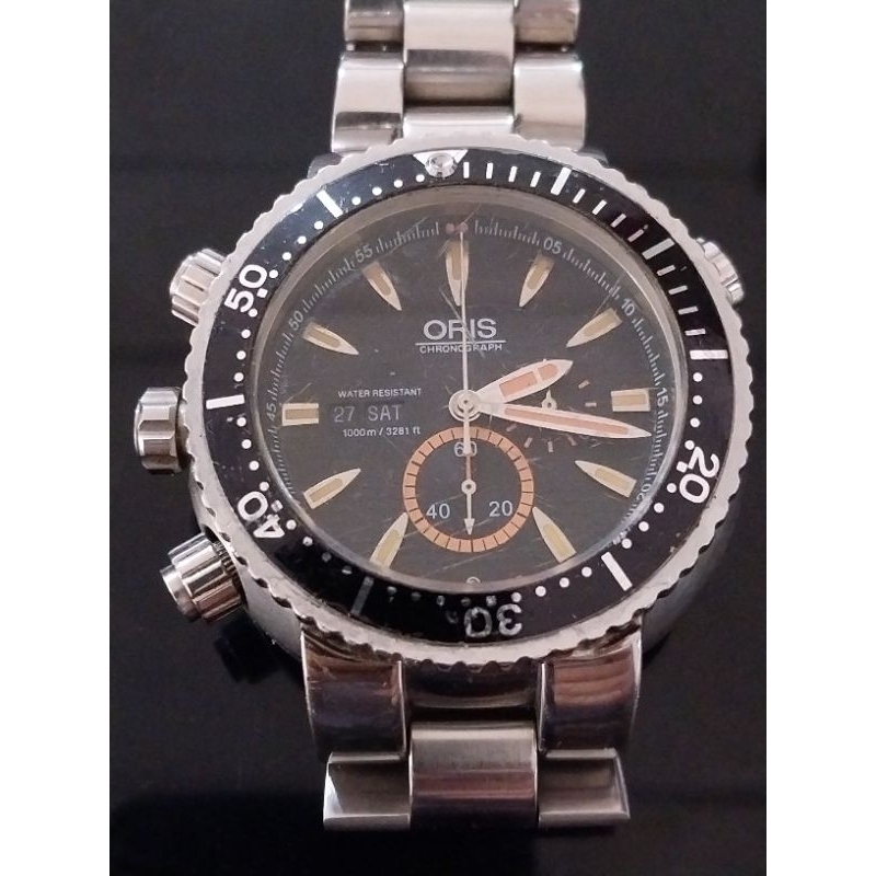 ORIS Chronograph Jam Tangan Pria second 1049