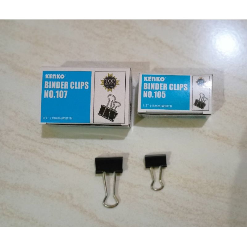 

(12 Pcs) BINDER CLIP 105/107 PERPAK
