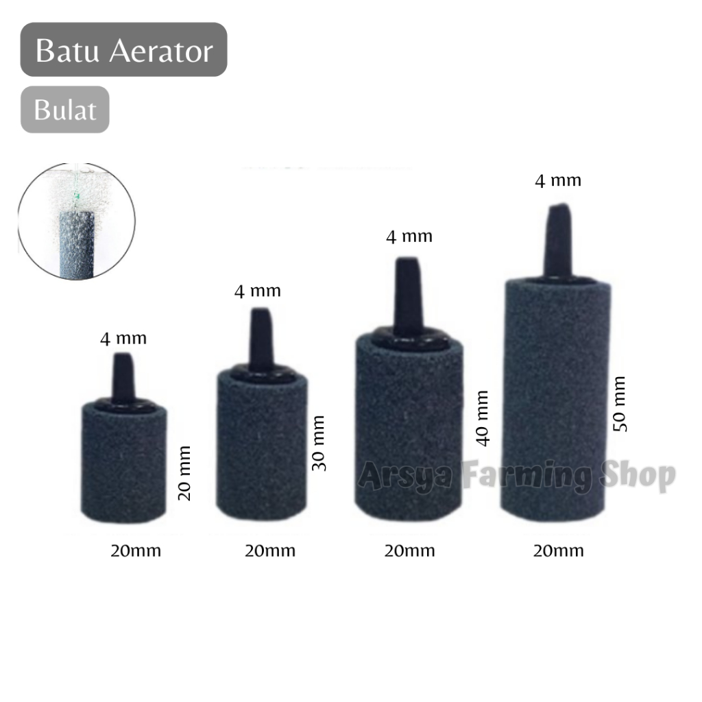 Batu Aerator / Aerator Stones / Batu Gelembung