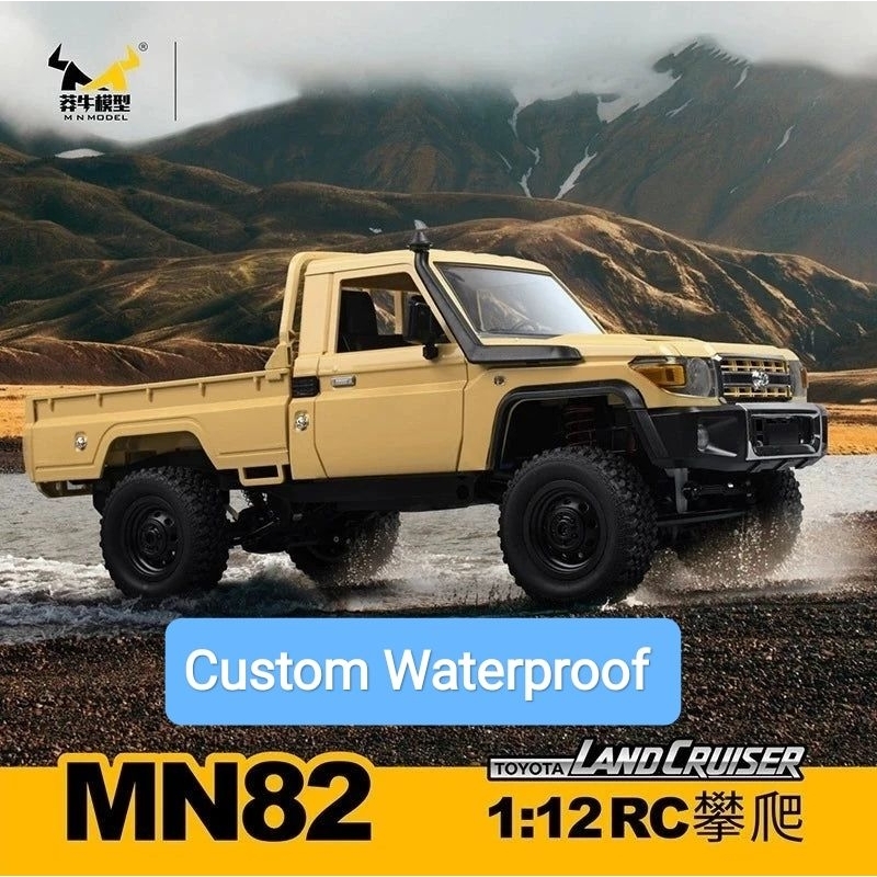 Rc mn82 full waterproof custom full propo skala 1:12