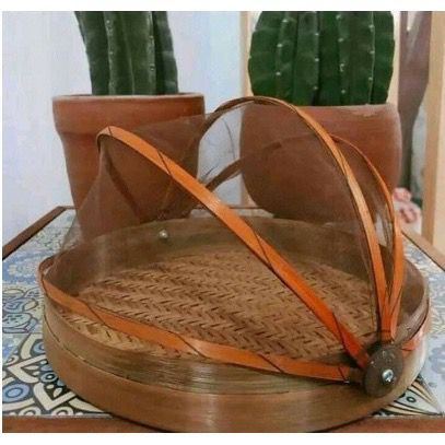 TUDUNG SAJI BAMBU / KERANJANG ANYAMAN