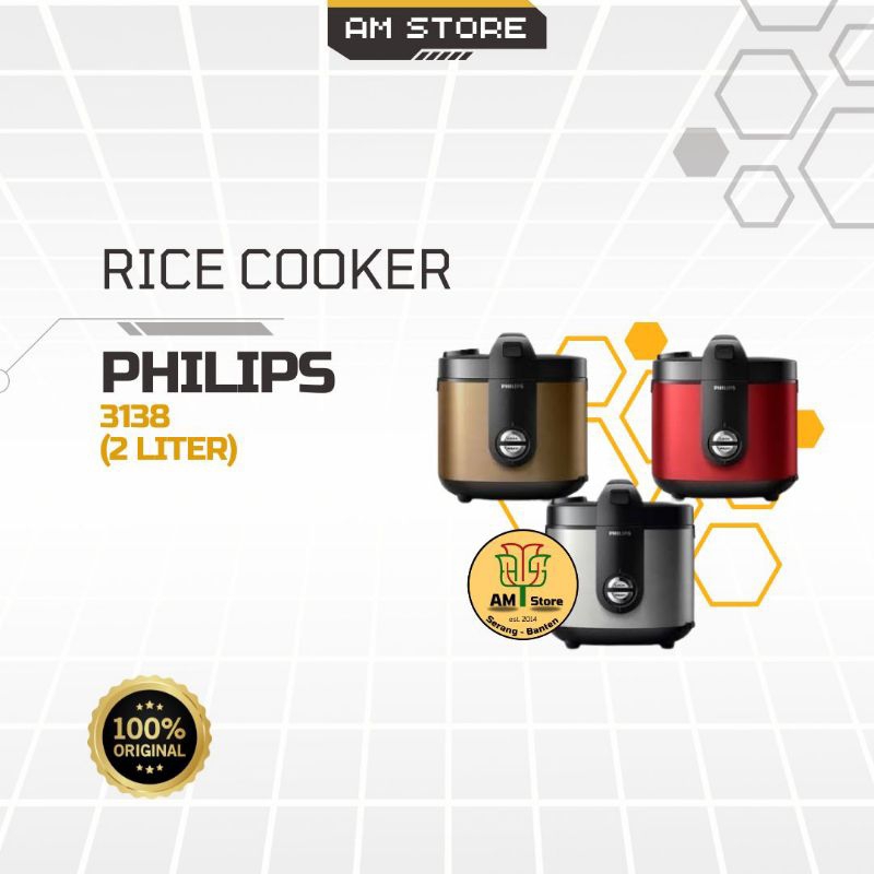 Magic Com Philips / Rice Cooker Philips 3138 (2 Liter)