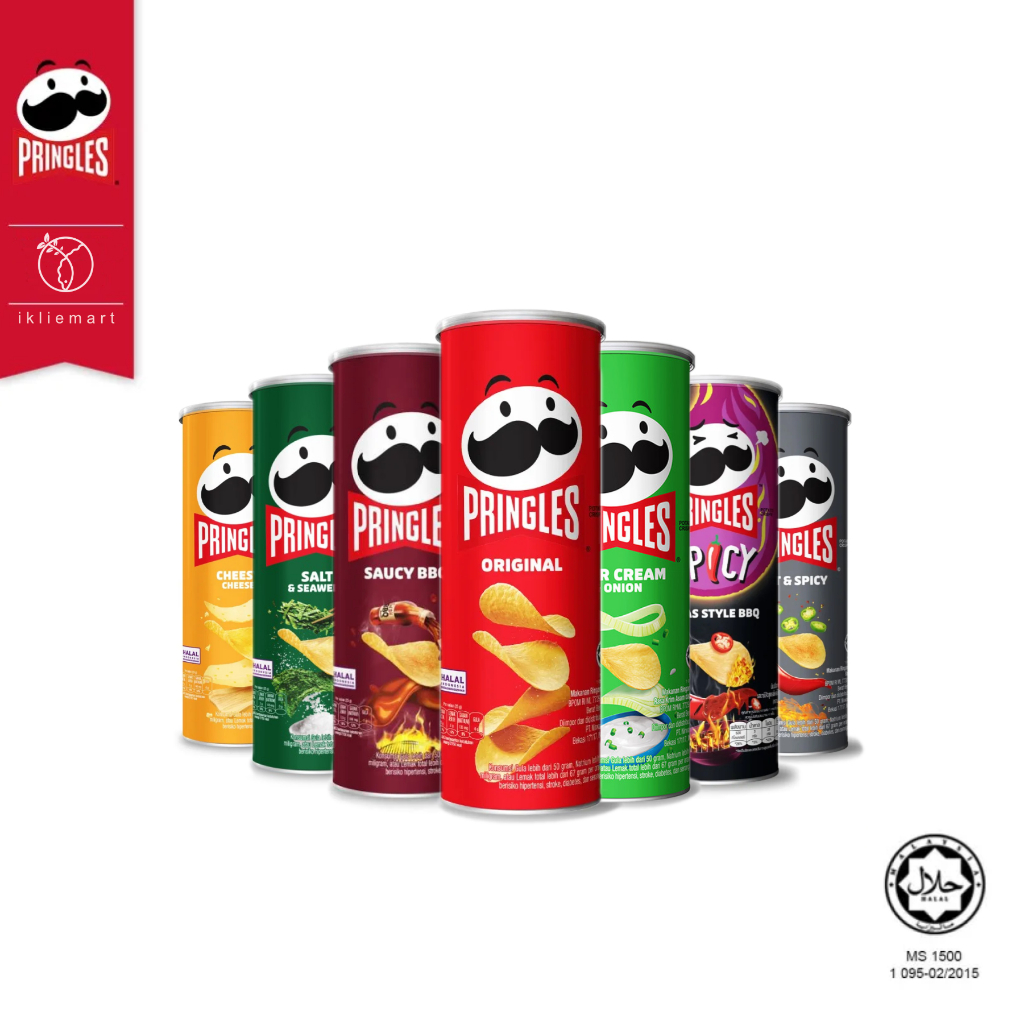 

Pringles Potato Chips Kemasan 102 g