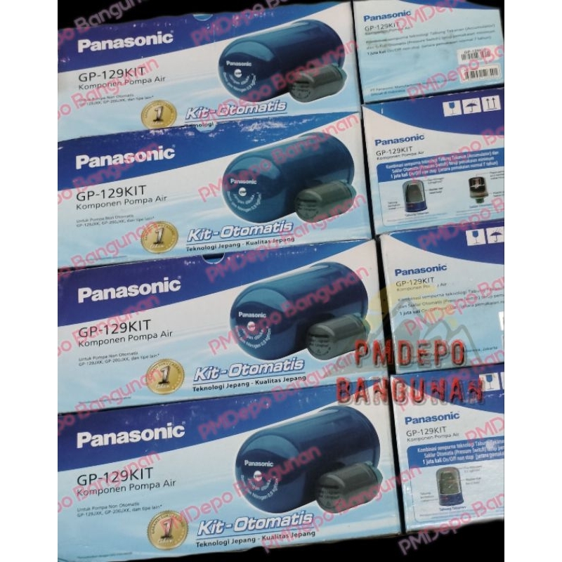 Tabung Pompa Air Panasonic GP 129 KIT SET