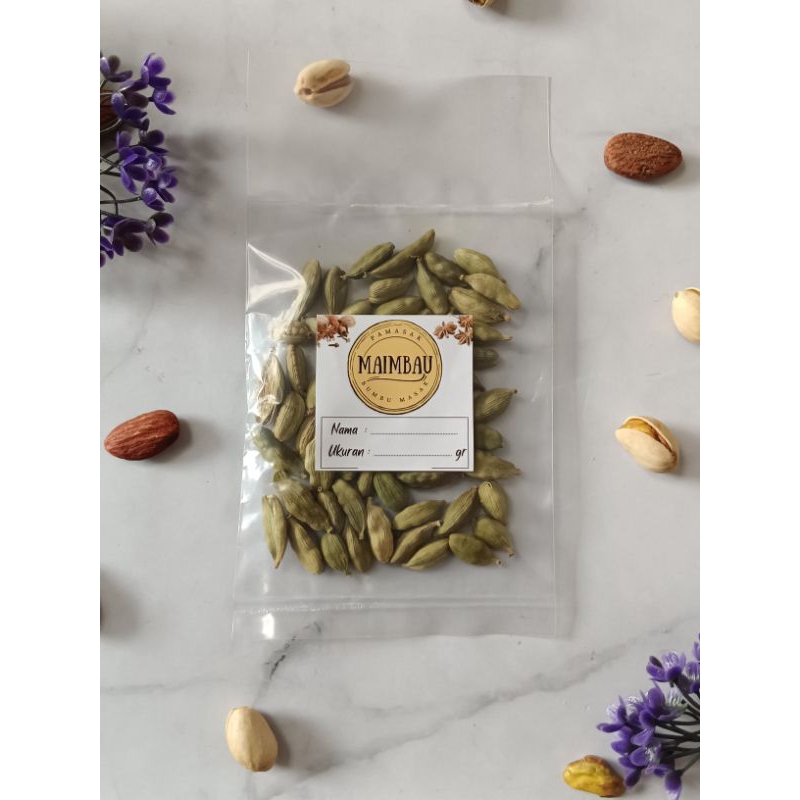 

Kapulaga Hijau / Kapulaga India / Cardamon