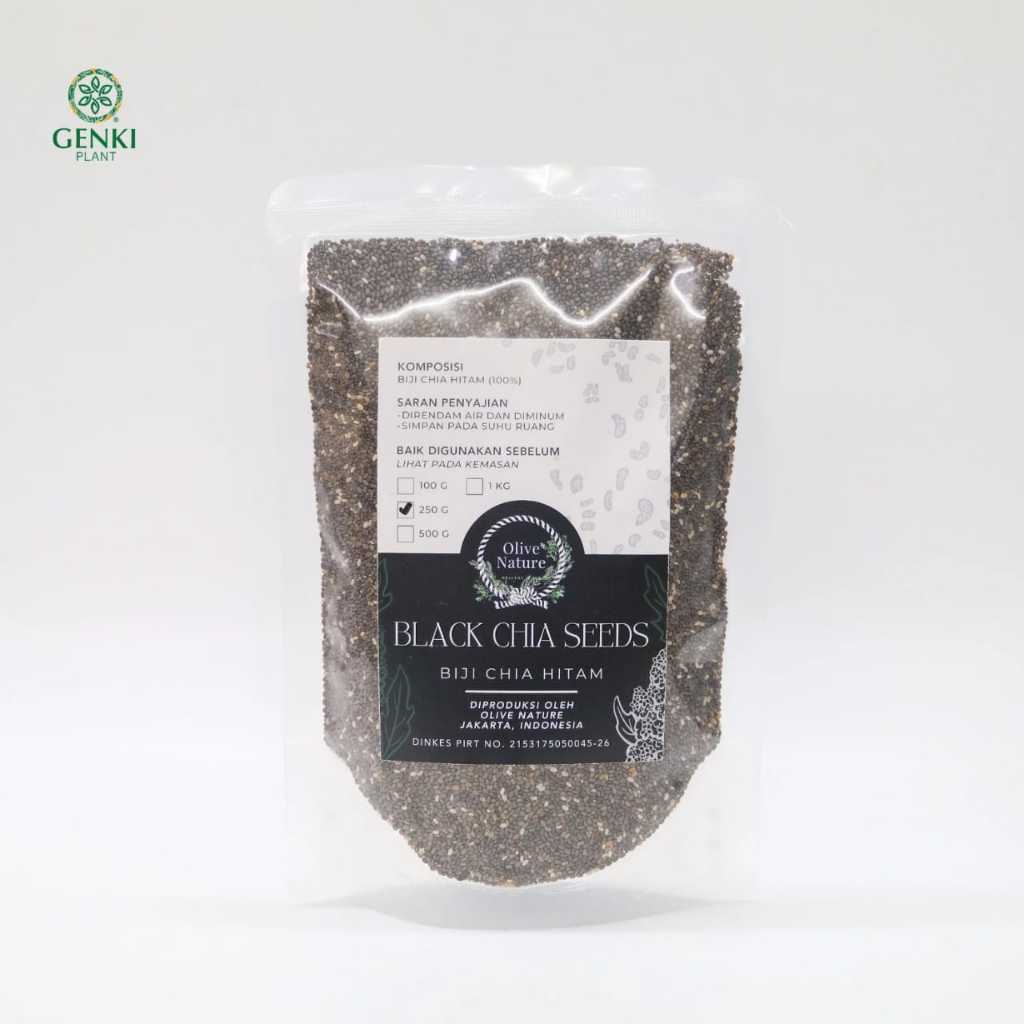 

Natural Black Chia Seed / Biji Chia Hitam - 250 g