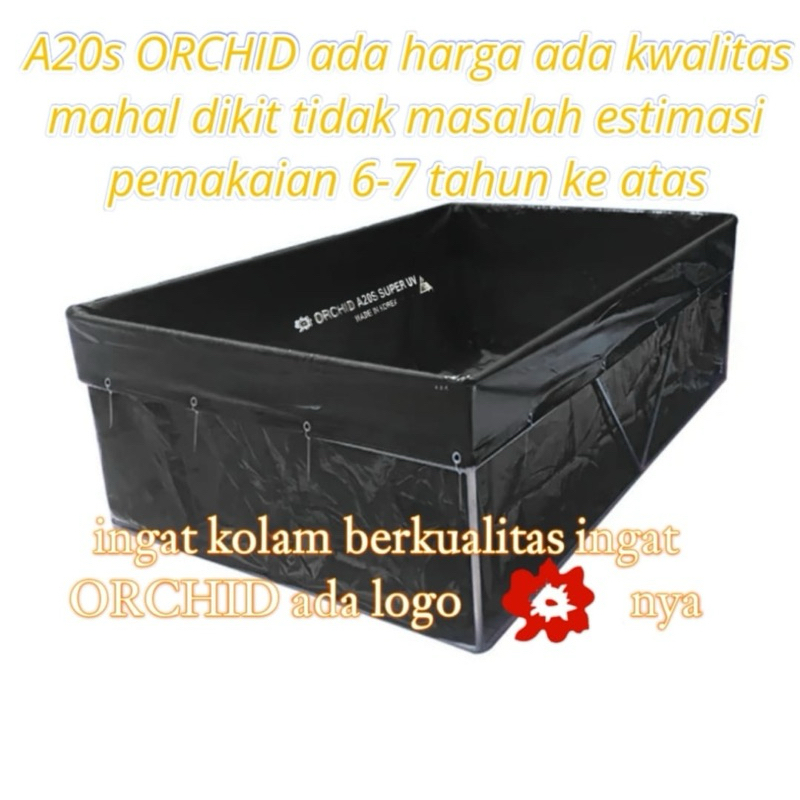 terpal KOLAM costum A20s premium harga per meter