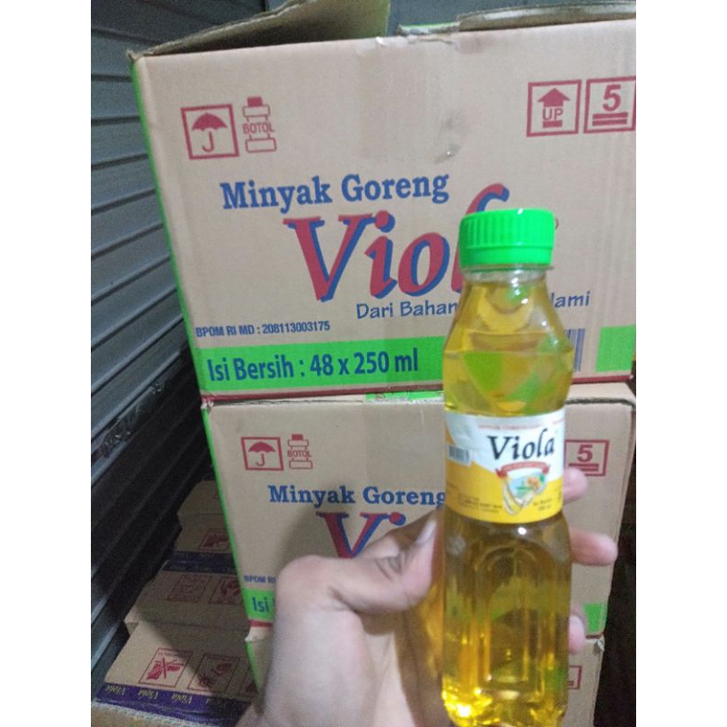 

minyak goreng viola 250ml 1 dus