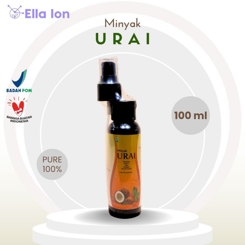 Minyak Urai Oil 100 Ml / Minyak Syaraf / Minyak / Minyak Panas 100 ml / Minyak Urut / Minyak Sambung