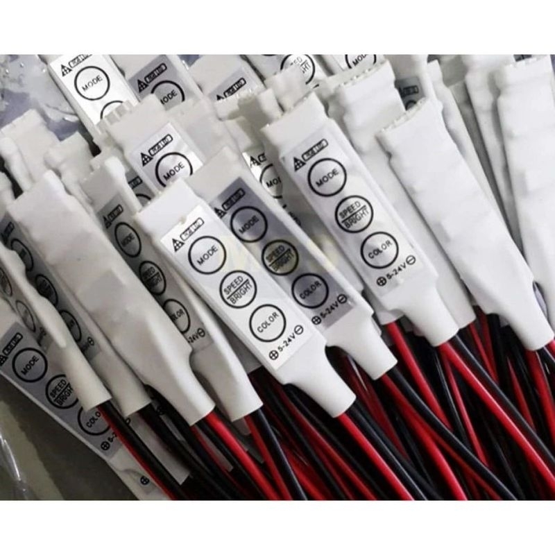 LED CONTROLLER DIMMER RGB MINI MODUL LED MODULE CONTROLLER B 12V - 24V 6A CONTROLER KONTROLER KONTRO