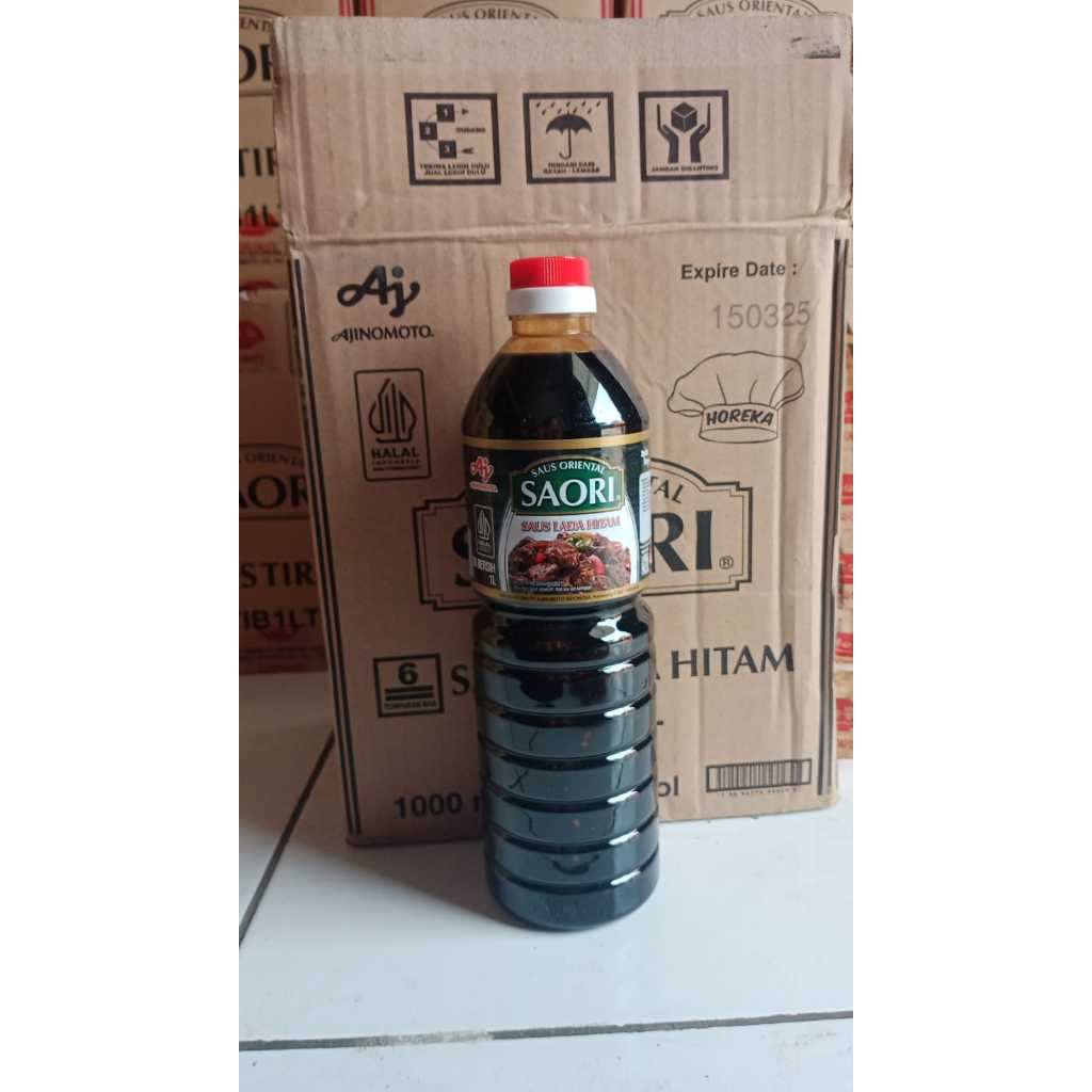 

Saori Saus Lada Hitam Botol 1 liter