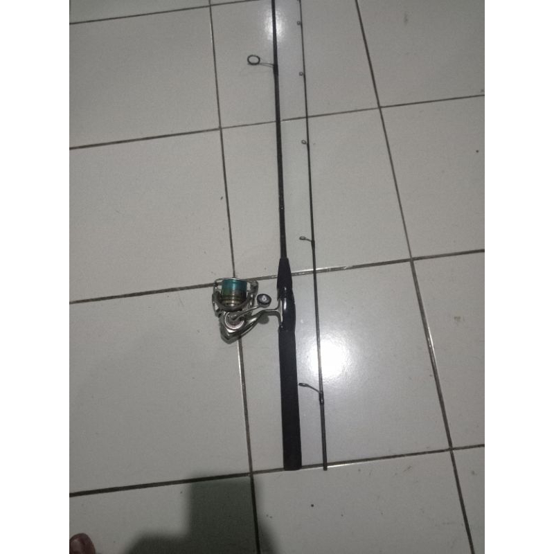 reel daiwa luvias batik + joran daiwa magoi g 602m