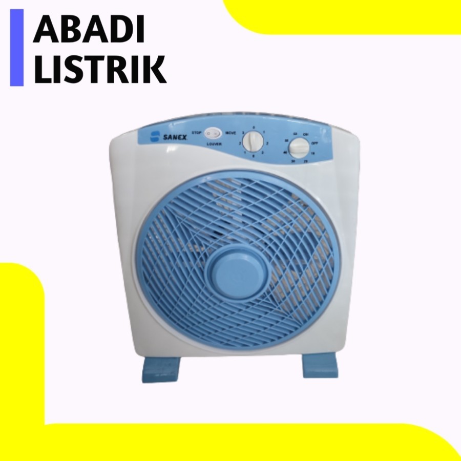 Kipas Angin Kotak Sanex/Kipas Meja Kotak Sanex/Box fan 12 inch