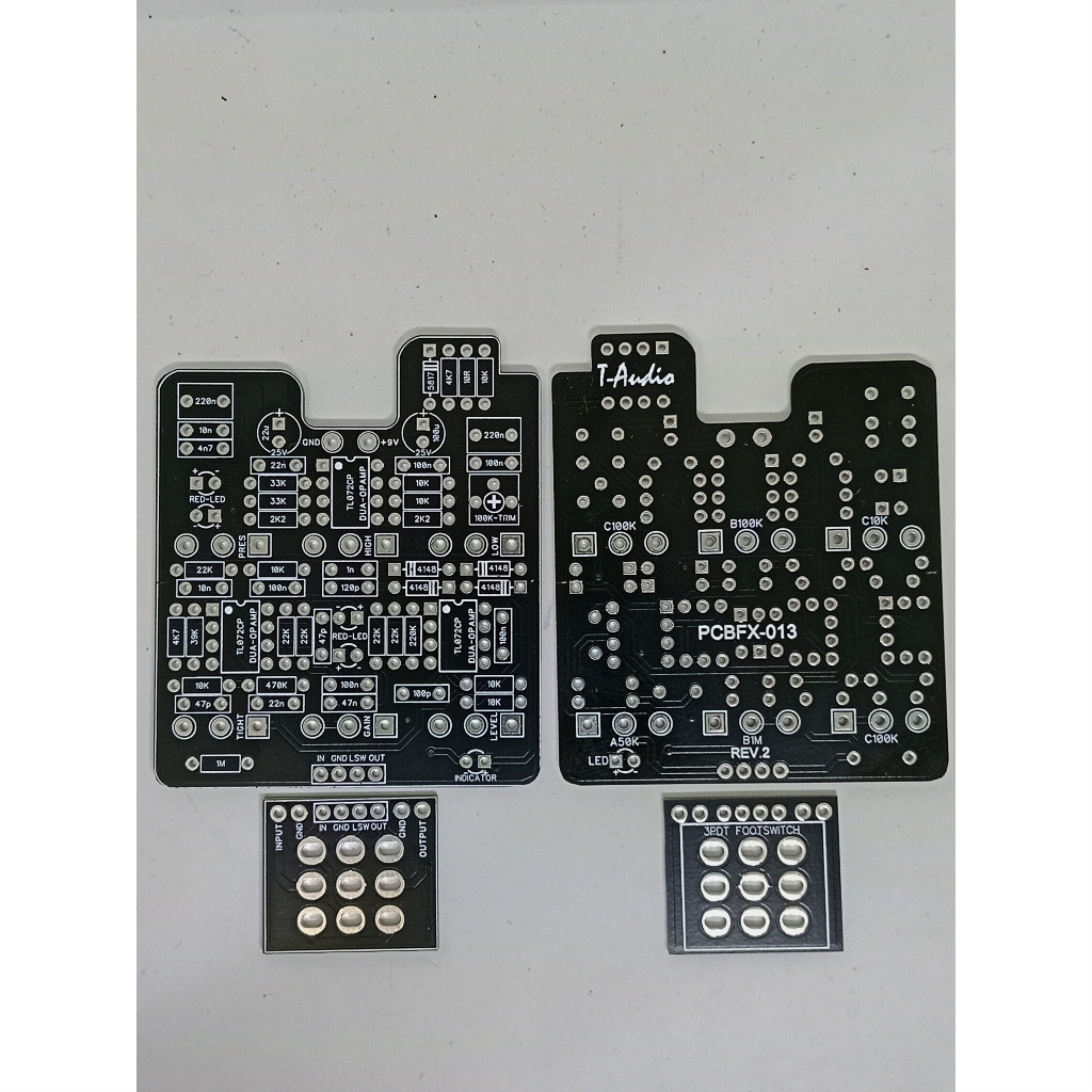 T-Audio PCBFX-013 Based on Friedman BE-OD BE OD Overdrive Distortion Pedal Guitar Effect 1590B
