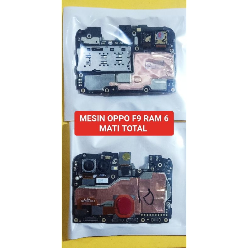 Mesin oppo f9 pro ram 6/128 mati total