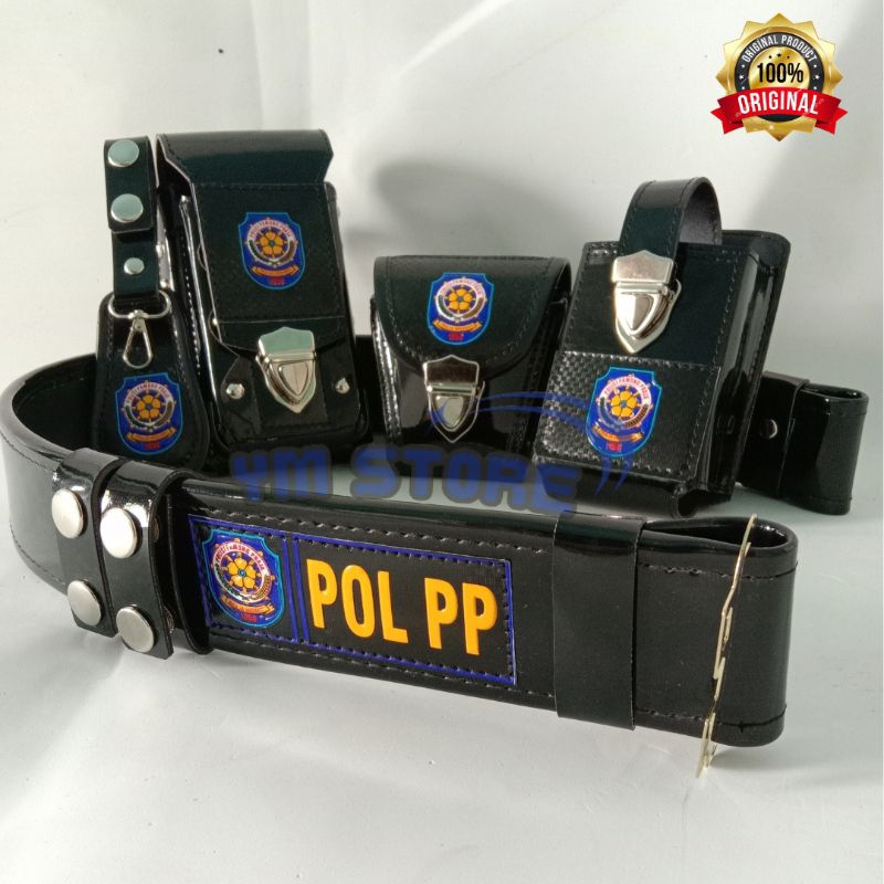 Kopel pol PP terbaru | sabuk pol PP lengkap | ikat pinggang pol PP lengkap | kopel pol PP fulset