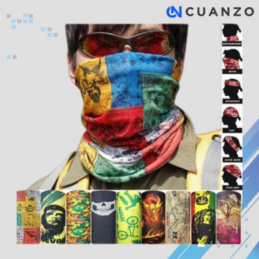 Slayer Penutup Wajah Buff Outdoor Bike Riding Magic Variety Scraft / Masker Wajah Bandana Full Face 