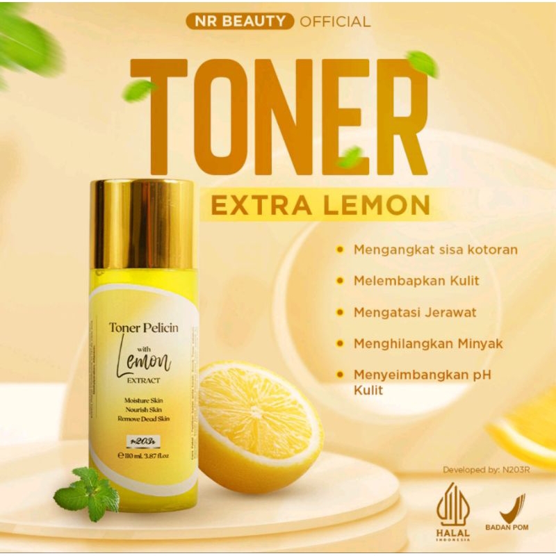 Toner Pelicin Extract Lemon NR Beauty By N203R