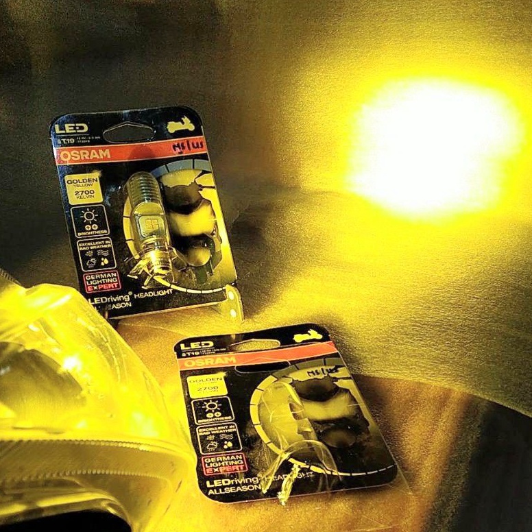 TOP SALE BOLHAM Halogen OSRAM LED T19 AllSeason Golden Yellow Sinar Kuning