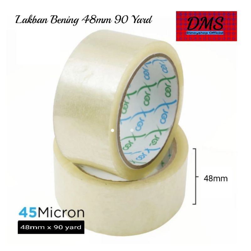 

Lakban Bening 48mm 90yard kwalitas terbaik