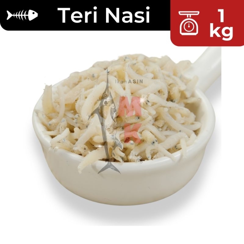 

1kg Teri Nasi SUPER / Teri Nasi Putih/ Teri Medan Putih / Ikan Asin Murah / Ikan Asin Enak