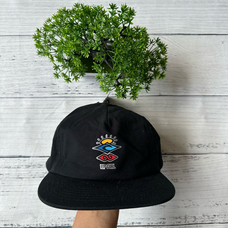 RIPCURL topi cap hitam logo NEW ORIGINAL 100%