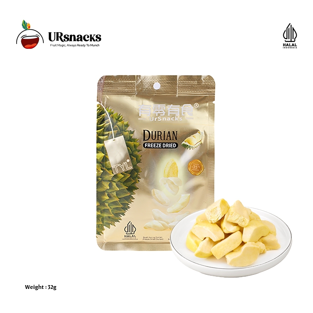 

URSNACKS Freeze Dried Durian - Snack Keripik Durian Kering