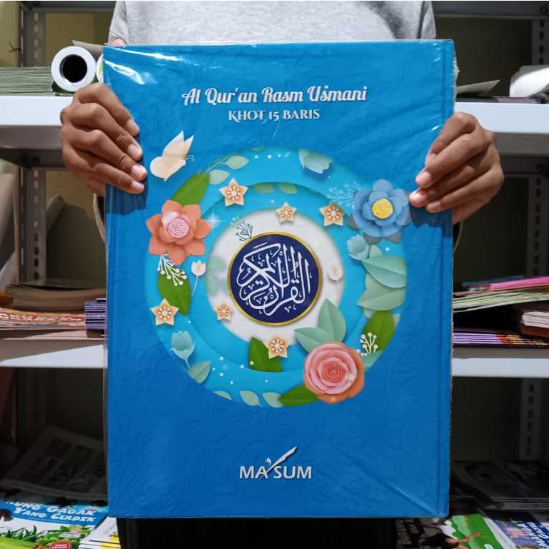 Alquran Masum Istiqlal Ukuran Jumbo Besar Al Quran Jumbo A3 Lansia Non Terjemah