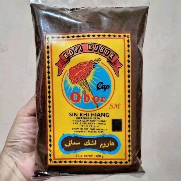 

Kopi Bubuk Cap Obor SIN KHI HIANG / Kopi Obor (200g) Kopi Bubuk Kwalitas Terbaik / Kopi Khas Pontianak / Kopi Kampung / Kopi Legendaris / Oleh Oleh Khas Pontianak