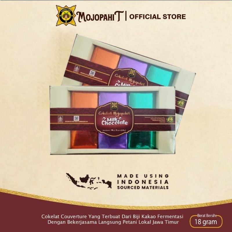 

COUVERTURE CHOCOLATE 3x6gr | COKELAT MOJOPAHIT