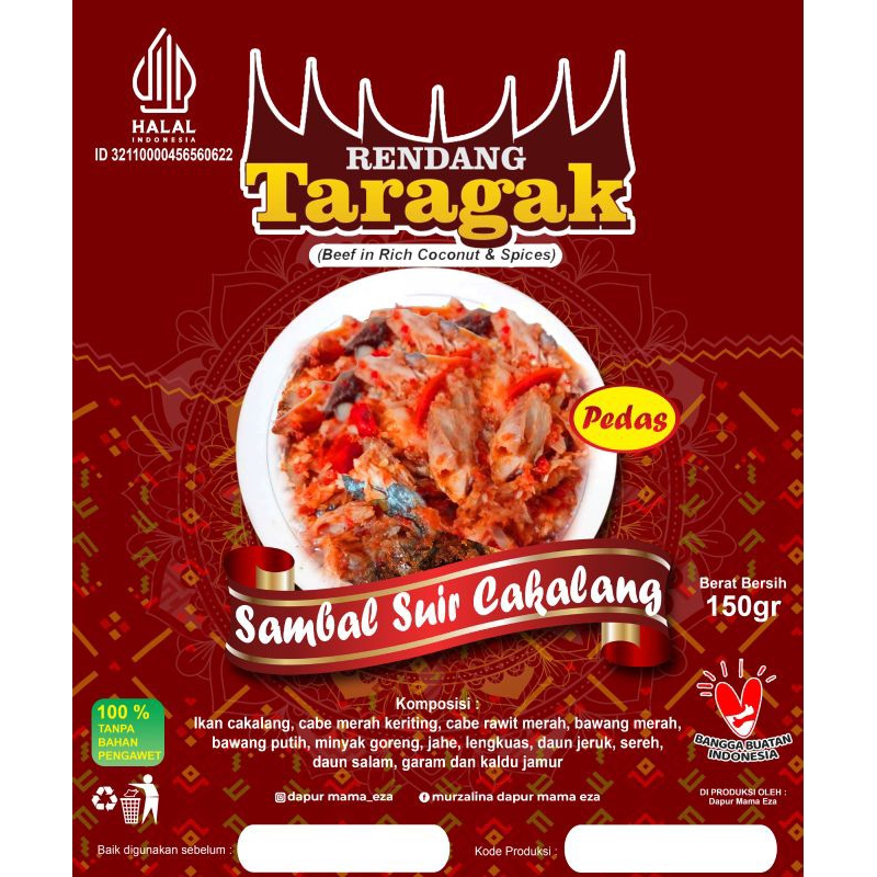 

Sambal Suir Cakalang Taragak