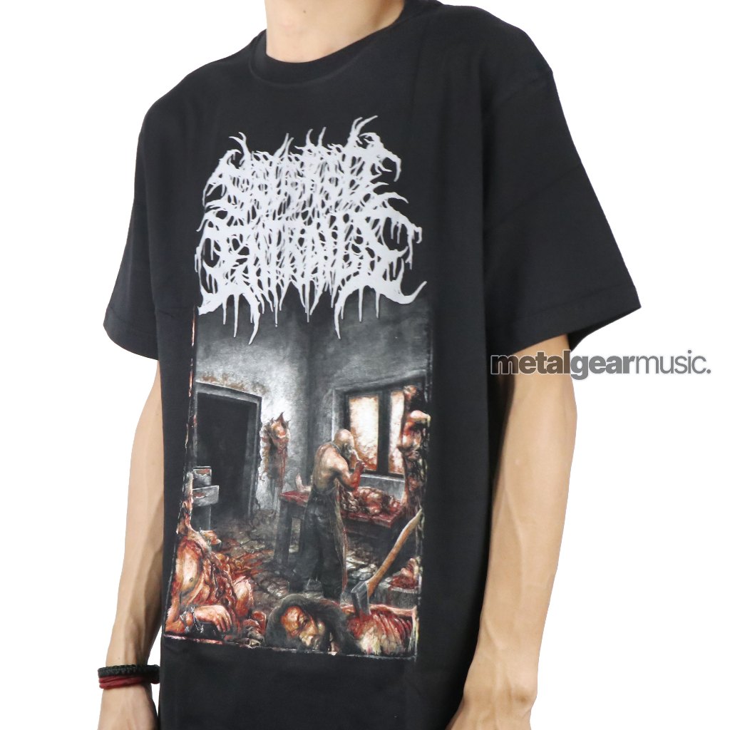 Metalgear merch Tshirt Severed Entrails - Blood Feast Black Katun S-3XL Kaos pria Original 100%