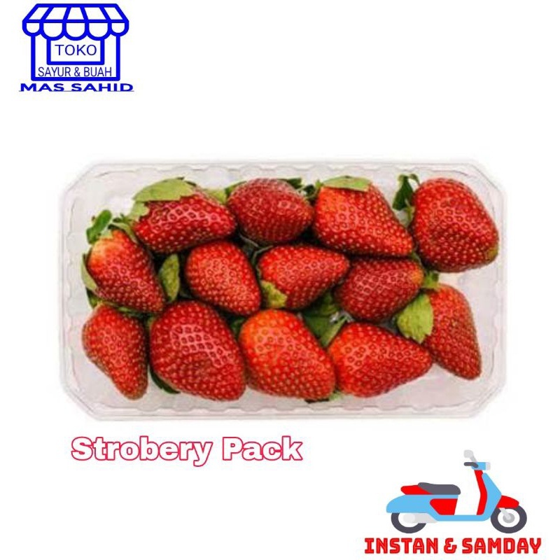 

INSTAN INSTAN Buah Strawberry 1 Pack FRESH
