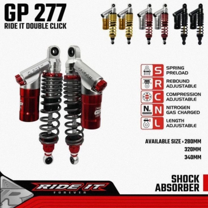Shock Ride IT GP 277 Double Klik UK 280/320/340