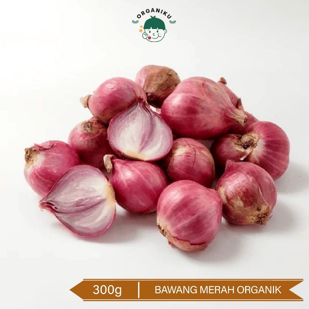 

Bawang Merah Organik 300g / Red Onion / Shallot 300g