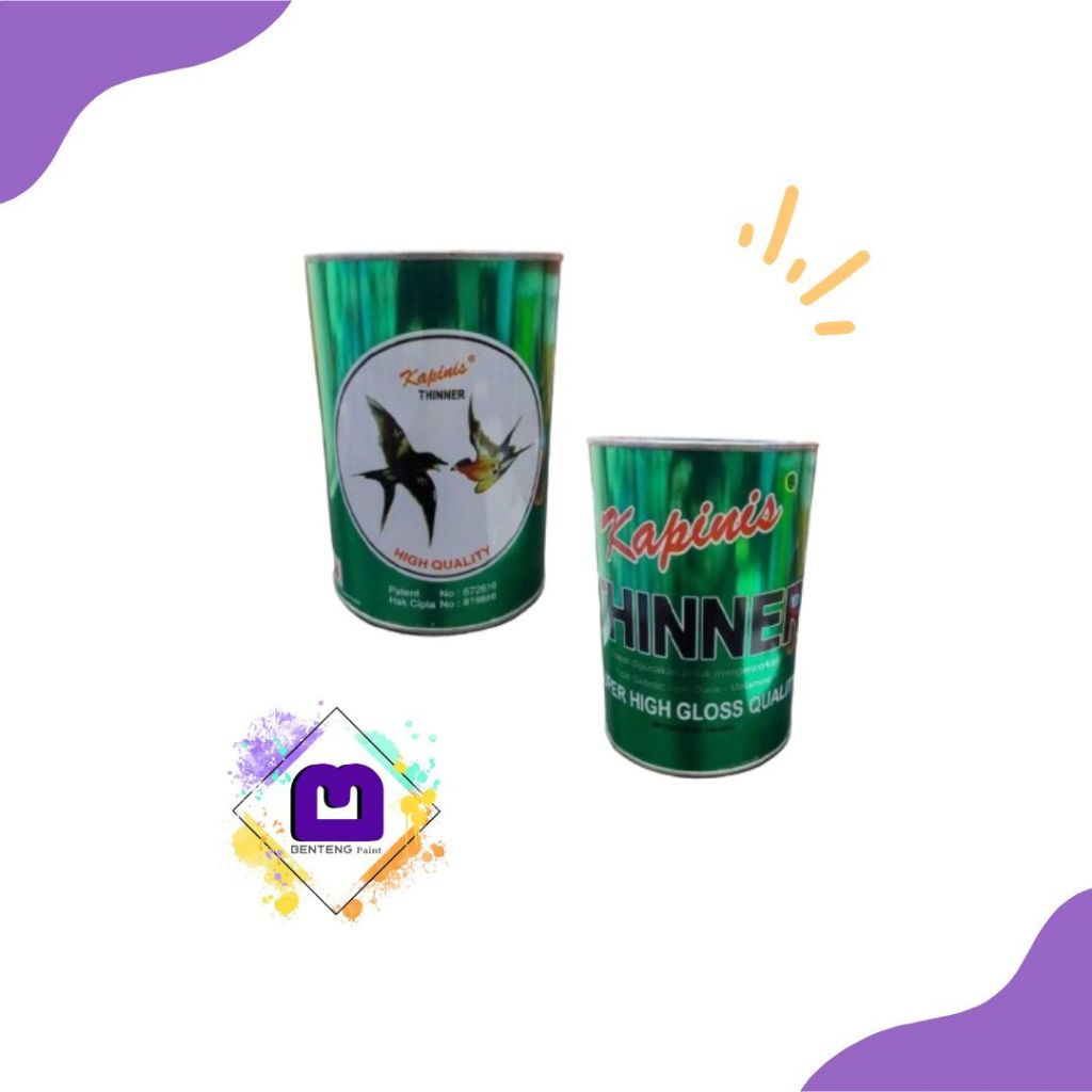 Thinner Kapinis / Thinner High Super Gloss / Pengencer Cat Besi Minyak Kayu