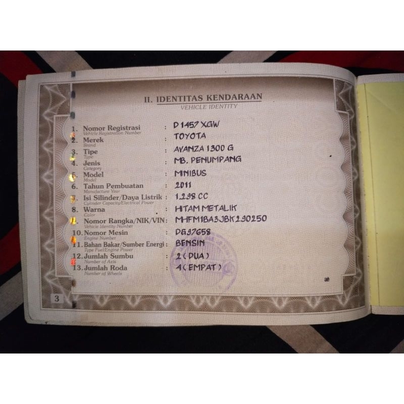 

limbah berkas avanza 2011