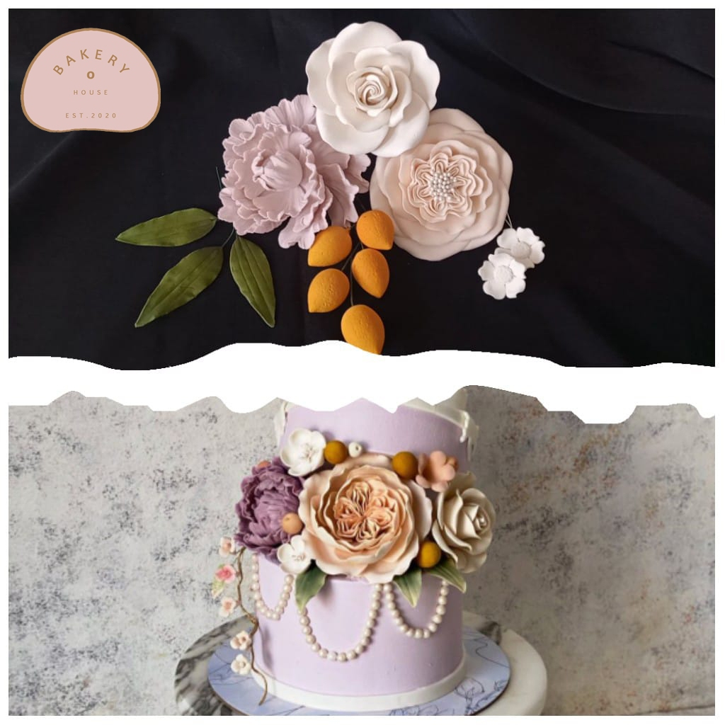 

NEW // BUNGA GUMPASTE / FLOWER KEMBANG HIASAN DEKORASI KUE CAKE