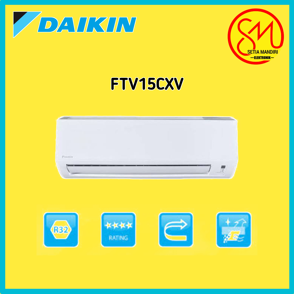 AC DAIKIN FTV 15 CXV 1/2 PK STANDARD MALAYSIA