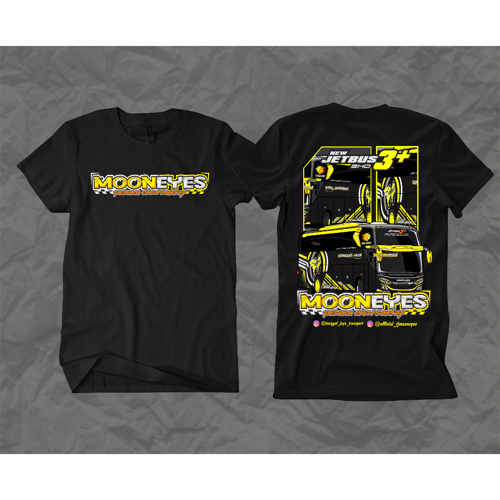 KAOS BUS TUNGGAL JAYA (MOONEYES) KAOS DEWASA DAN ANAK