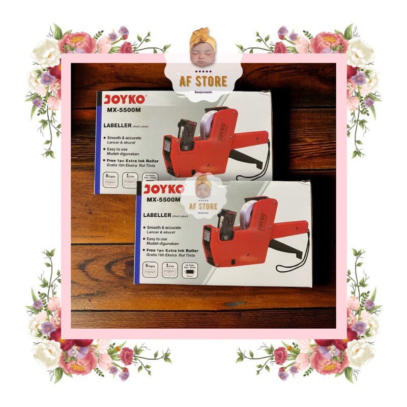 

Alat Mesin Label Harga / Price Labeller JOYKO 1 Baris 8 Digit MX-5500M / MX 5500M