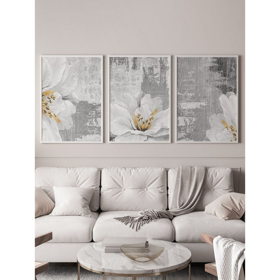 lukisan bunga abstrak ,lukisan abstrak modern