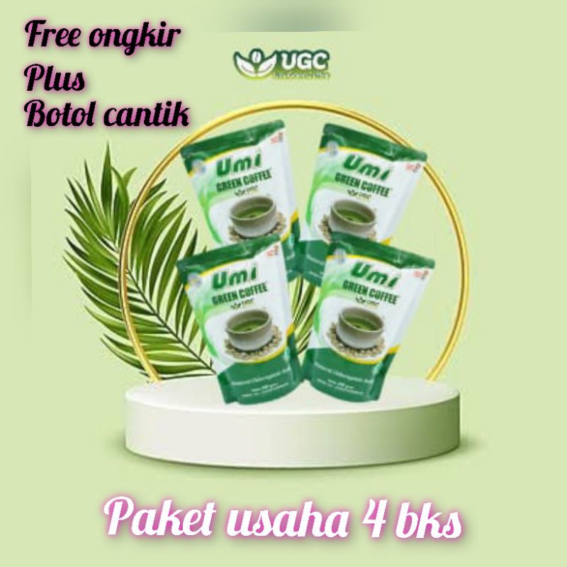 

Umi Green Coffee paket usaha 4 bks