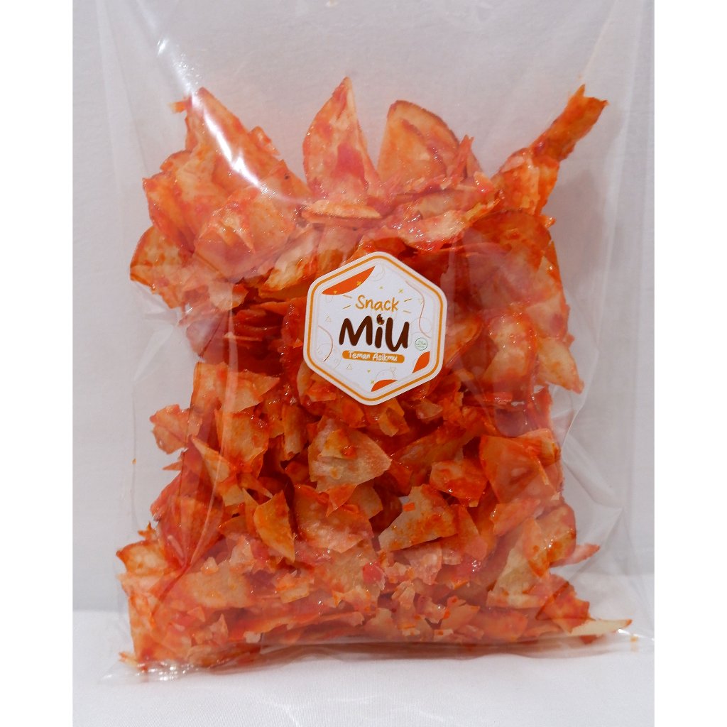 

Snack Miu - Keripik Singkong Pedas 200gr