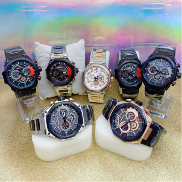 CHRONOFORCE JAM TANGAN RANTAI PRIA CF 5340 G ORIGINAL GARANSI RESMI