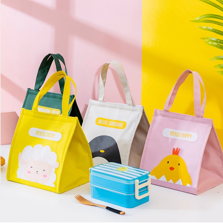 Tas Bekal Sekolah Tas Bekal Kantor Lunchbag Warna Pastel New Series