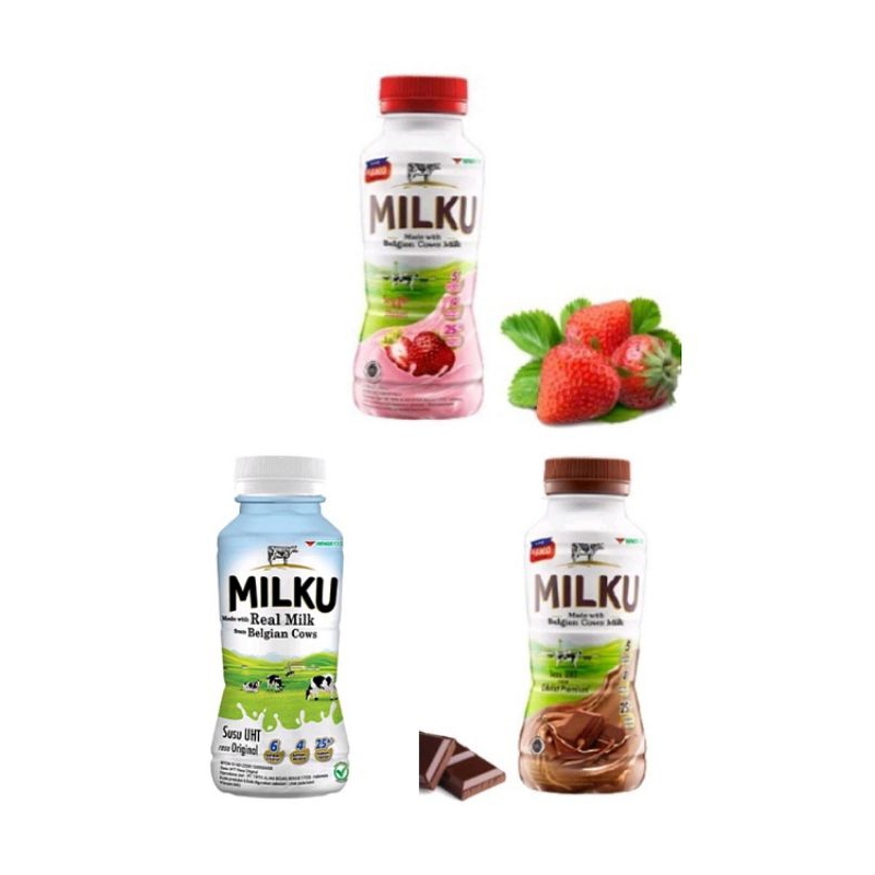 

Milku Susu UHT 200ml All Variant (Original, Strawberry, Chocolat)