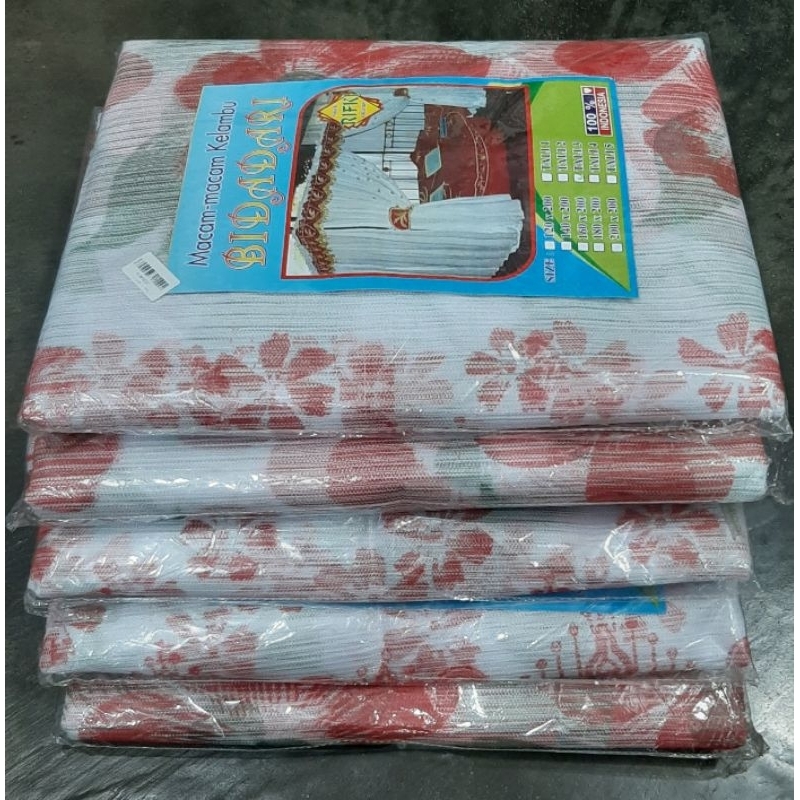 KELAMBU BUNGA/kelambu tidur/kelambu segi4