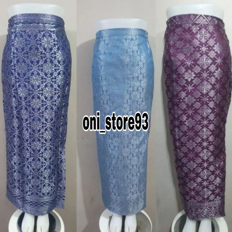 ROK SONGKET BORDIR PREMIUM-ROK SONGKET BAWAHAN