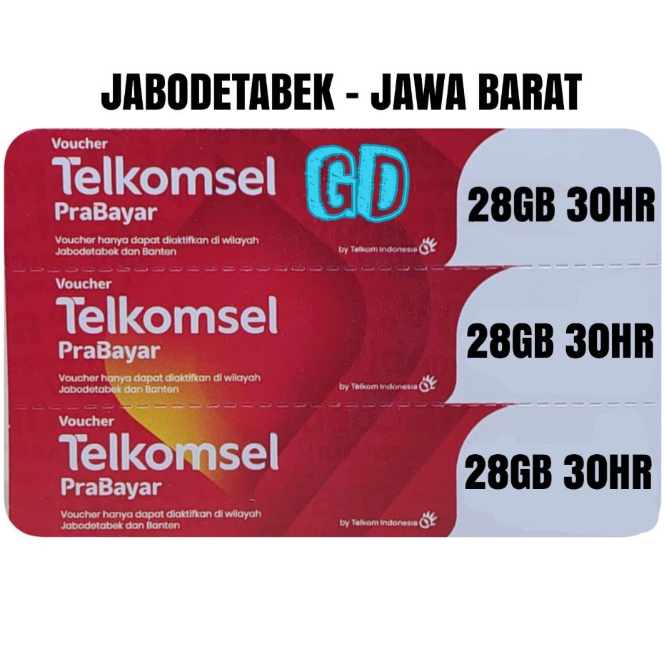 VOUCHER TELKOMSEL 28GB